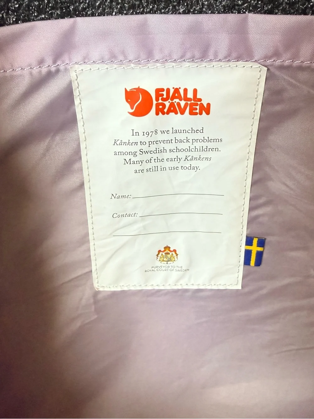 Fjällräven Kånken Unisex Everyday Outdoor Backpack - Lavender
